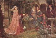 John William Waterhouse, The Enchanted Garden (mk41)